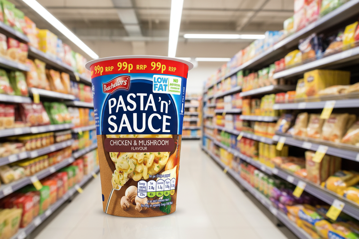 6 X Batchelors Pasta N Sauce Pot Chick & Mushroom 65GM