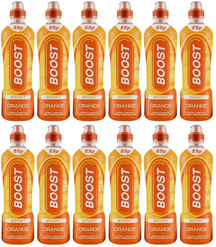 12 x Boost Sport Orange 89p - 500ML