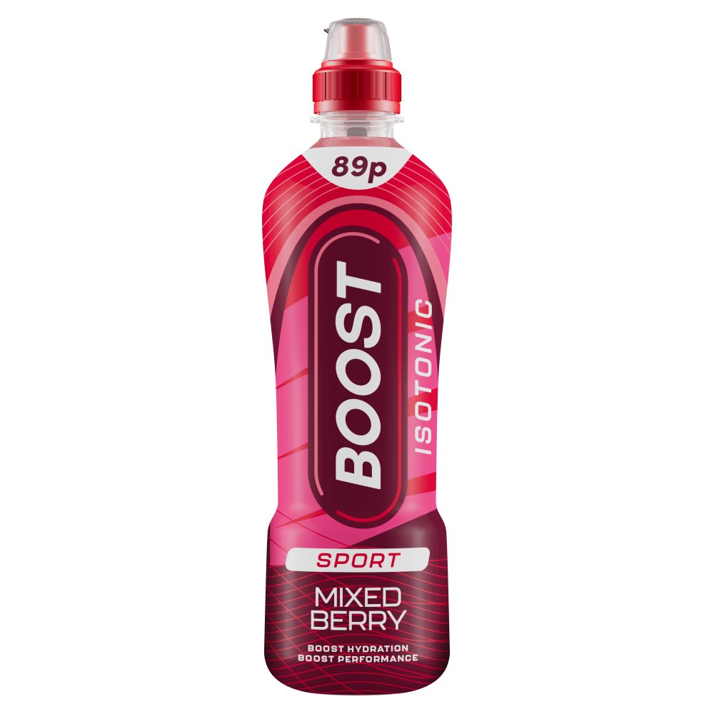 12 x Boost Sport Isotonic Mixed Berry 500Ml