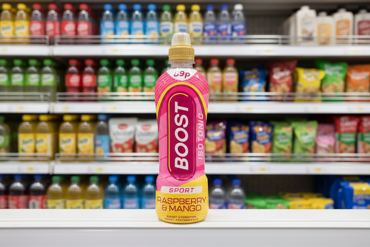 12 x Boost Sport Raspberry & Mango - 500ML
