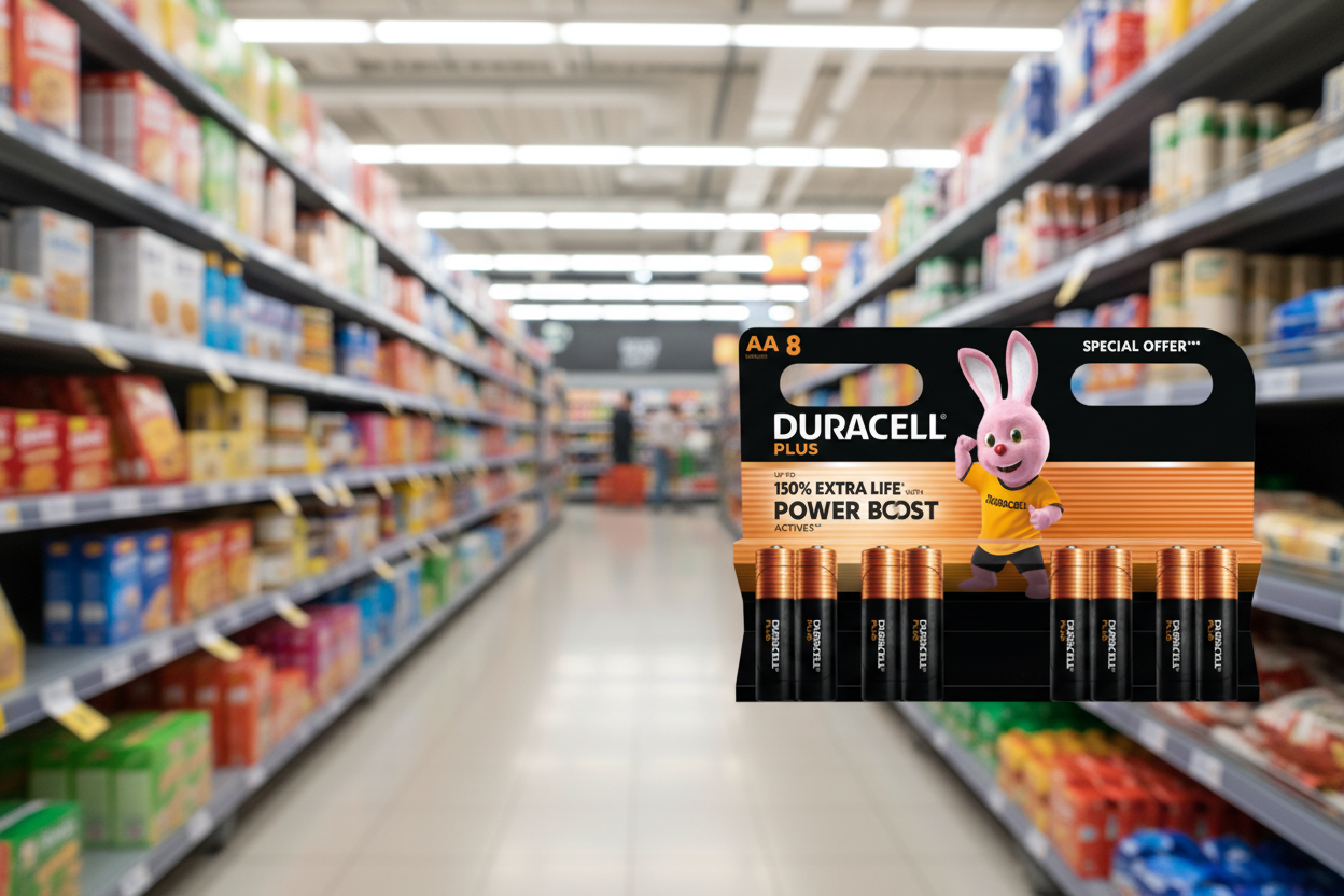 12 x Duracell Batteries Power Boost Aa  - 8 PACK