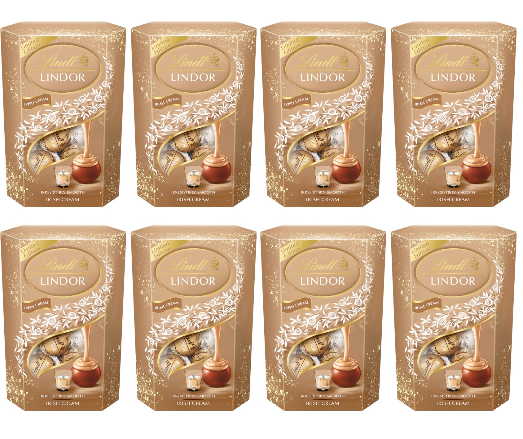 8 x Lindor Irish Cream Cornet  - 200GM