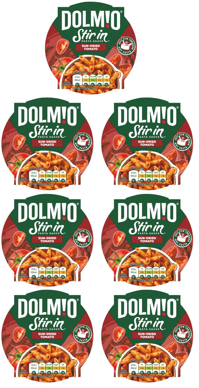 7 x Dolmio Stir-In Sun Dried Tomato 150Gm