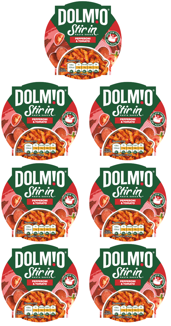 7 x Dolmio - Stir In Spicy Pepperoni Toma 150Gm