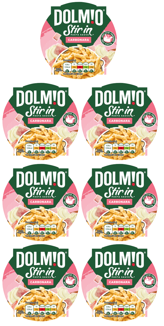 7 x Dolmio Stir-In Carbonara 150Gm