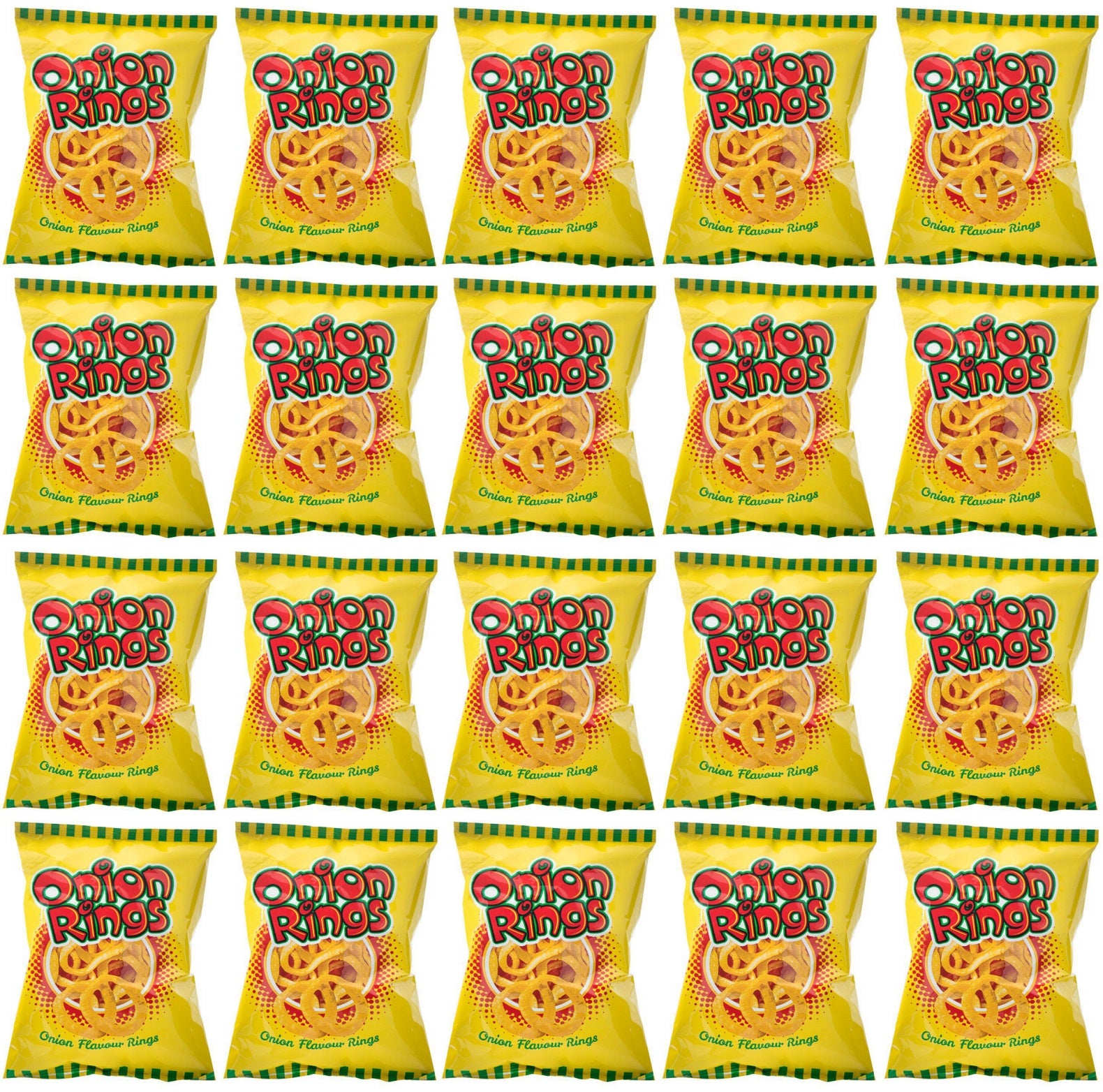 20 x Golden Wonder Onion Ring Snacks - 26GM