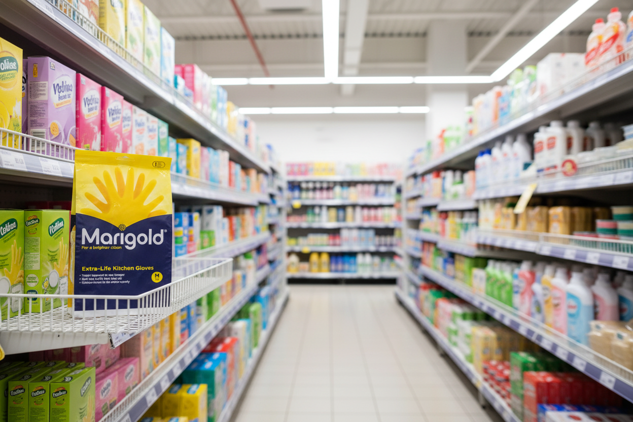 6 x Marigold Gloves Medium