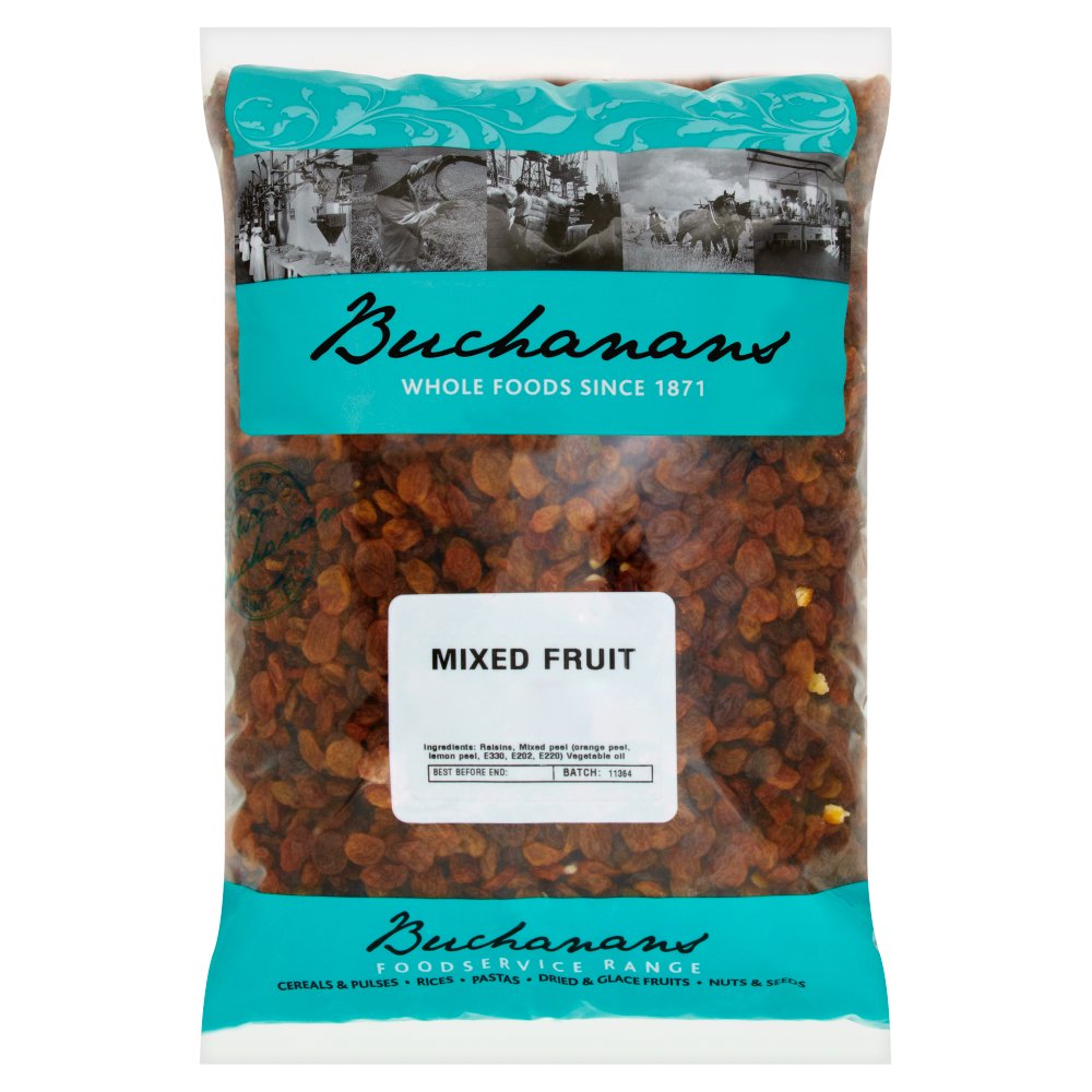 4 x Buchanans Mixed Fruit 3Kg