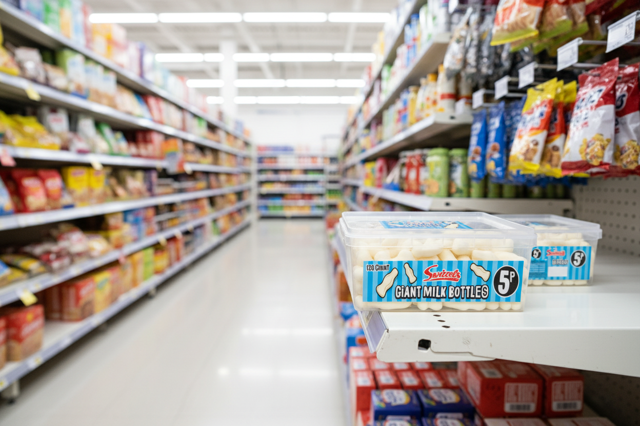 120 X Swizzels Tub Milk Bottles