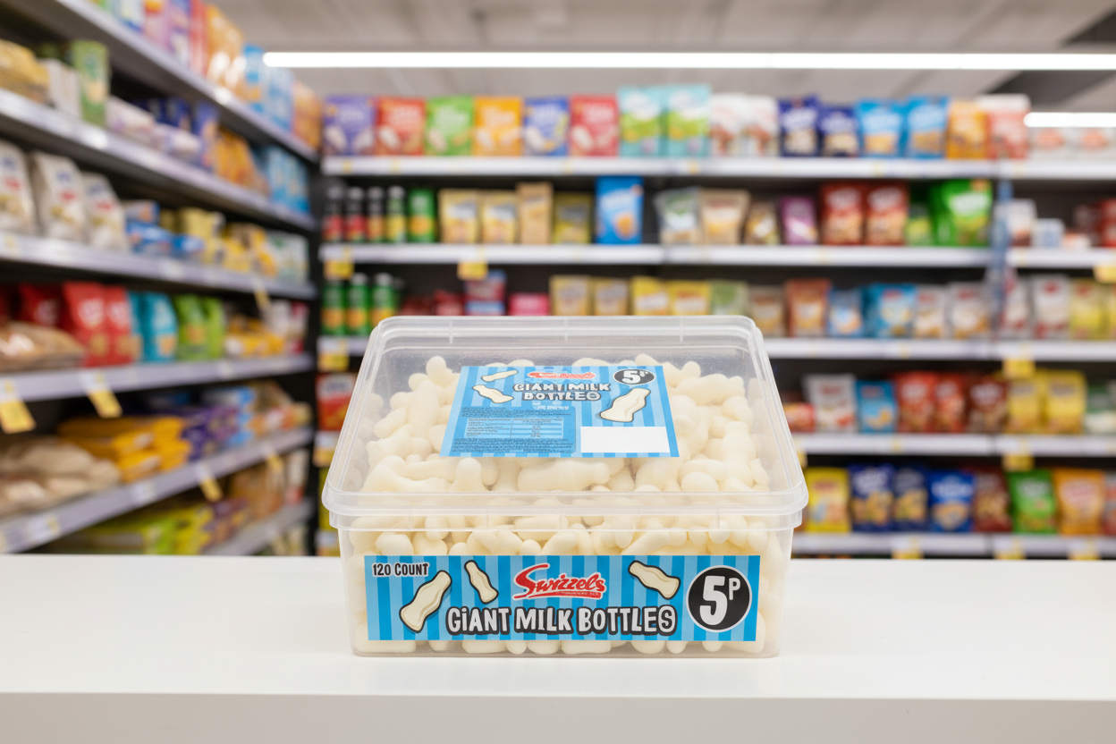 120 X Swizzels Tub Milk Bottles