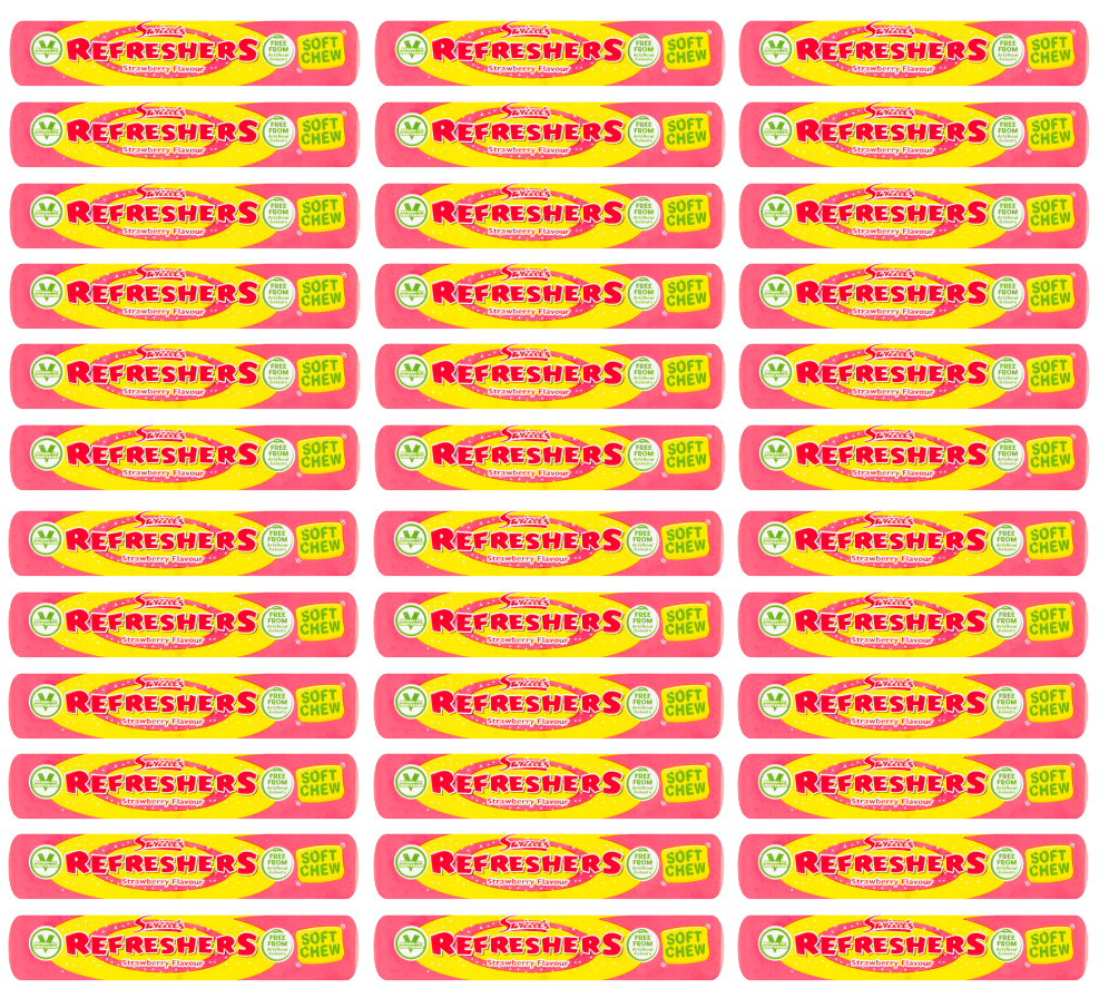 36 x Refreshers Strawberry Stickpack Pack