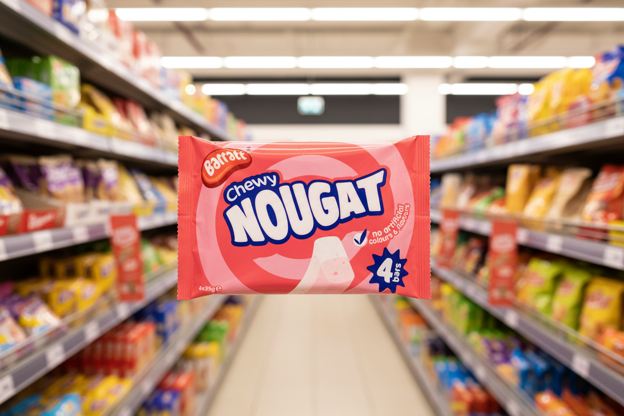 48 x Barratt Chewy Nougat Bar (12 x 4 Pack)