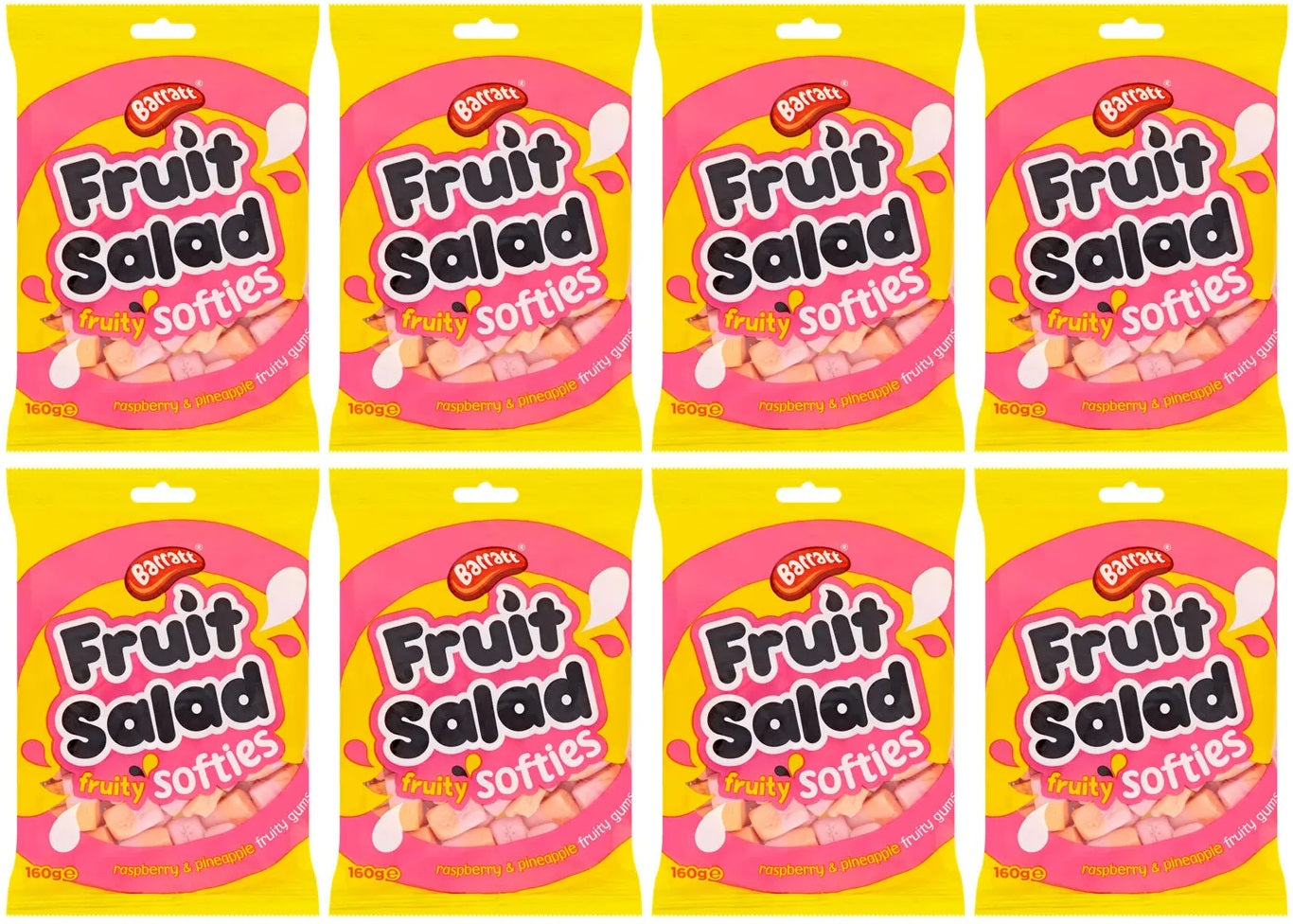 8 x Barratt Fruit Salad Softies - 160GM