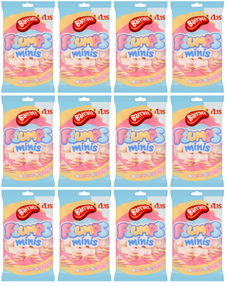 12 x Barratt Mini Flump - 130GM