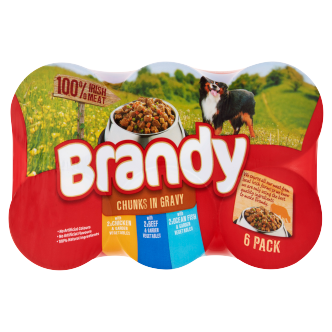 4 x Brandy Chunks In Gravy Variety 6 X 395G