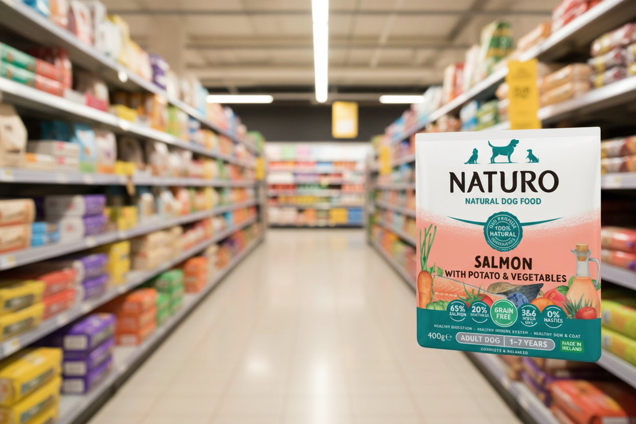 7 x Naturo Adult Dog Tray Salmon & Potato  - 400GM