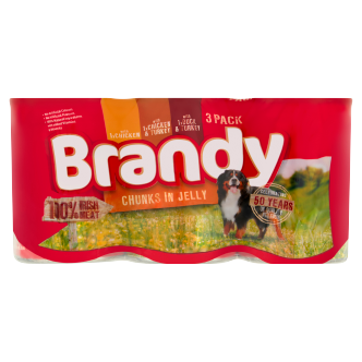 8 x Brandy Chunks In Jelly Variety Pack 3 X 395G