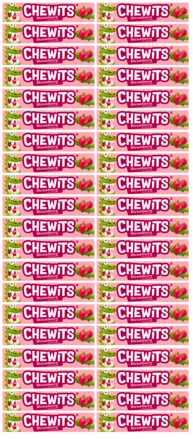 40 x Chewits Strawberry Stick