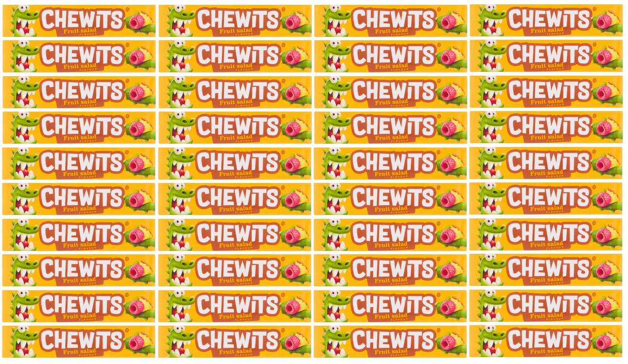 40 x Chewits Fruit Salad Stick