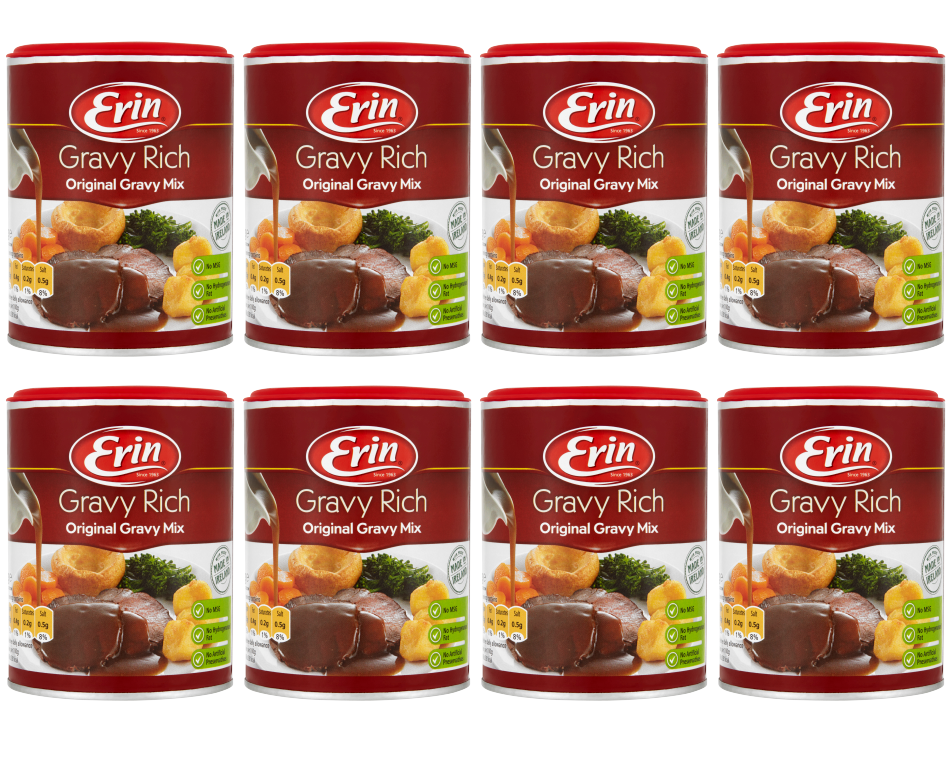 8 x Erin Gravy Rich Original 158Gm