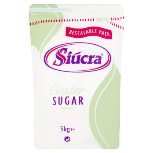 4 x Siúcra Caster Sugar 3Kg