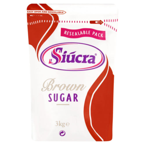 4 x Siúcra Brown Sugar 3Kg