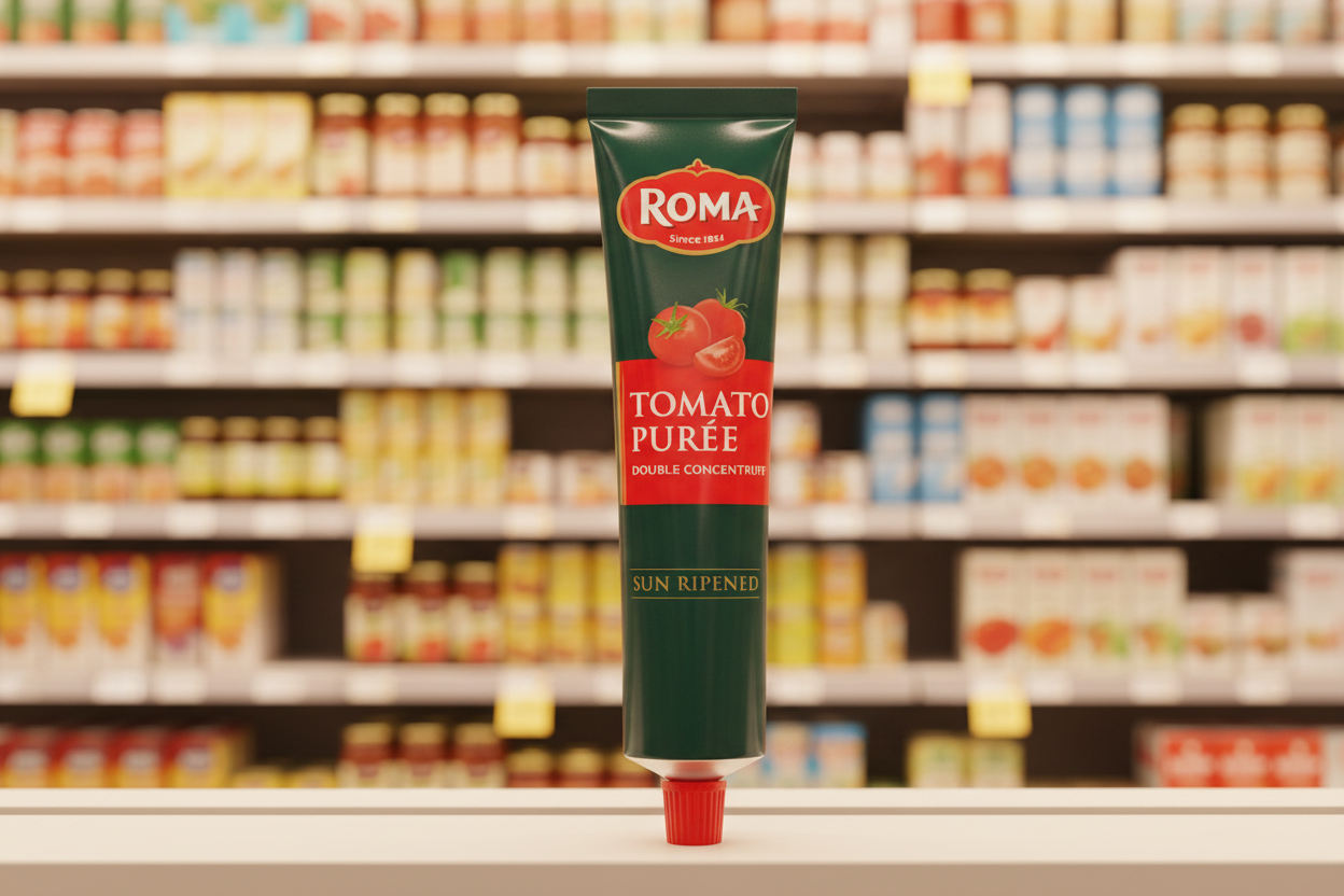 24 x Roma Tomato Puree Tube - 140GM