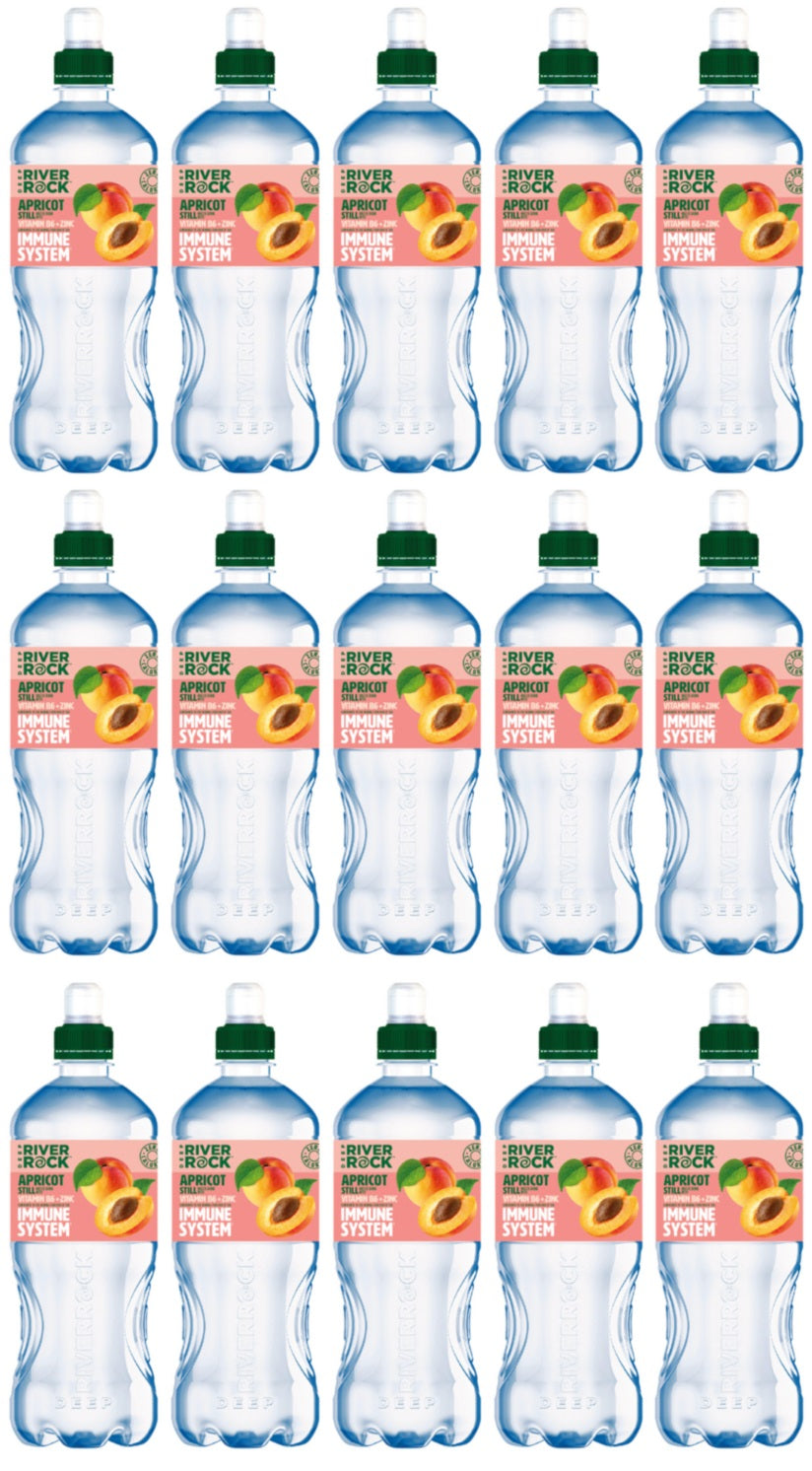 15 x Deep Riverrock Tropical Apricot Taste 750Ml
