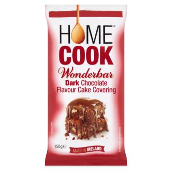 20 x Homecook Wonderbar Dark Chocolate Flavour Cake Covering 150G