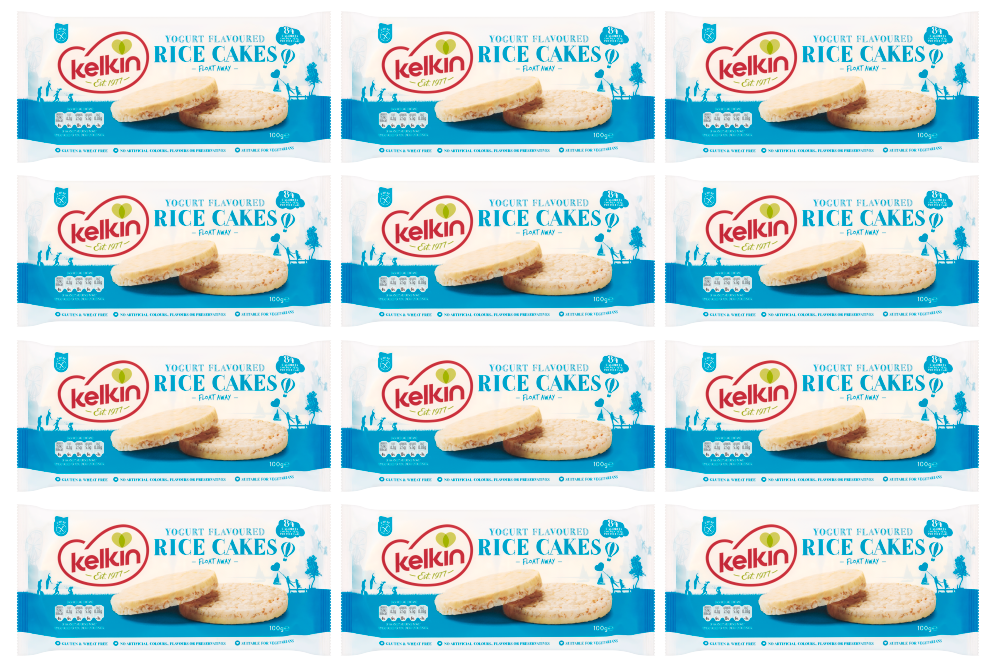 12 x Kelkin Yoghurt Rice Cake 100Gm