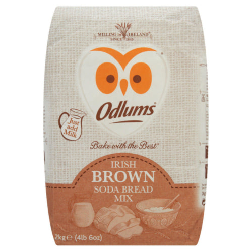 8 x Odlums Irish Brown Soda Bread Mix 2Kg