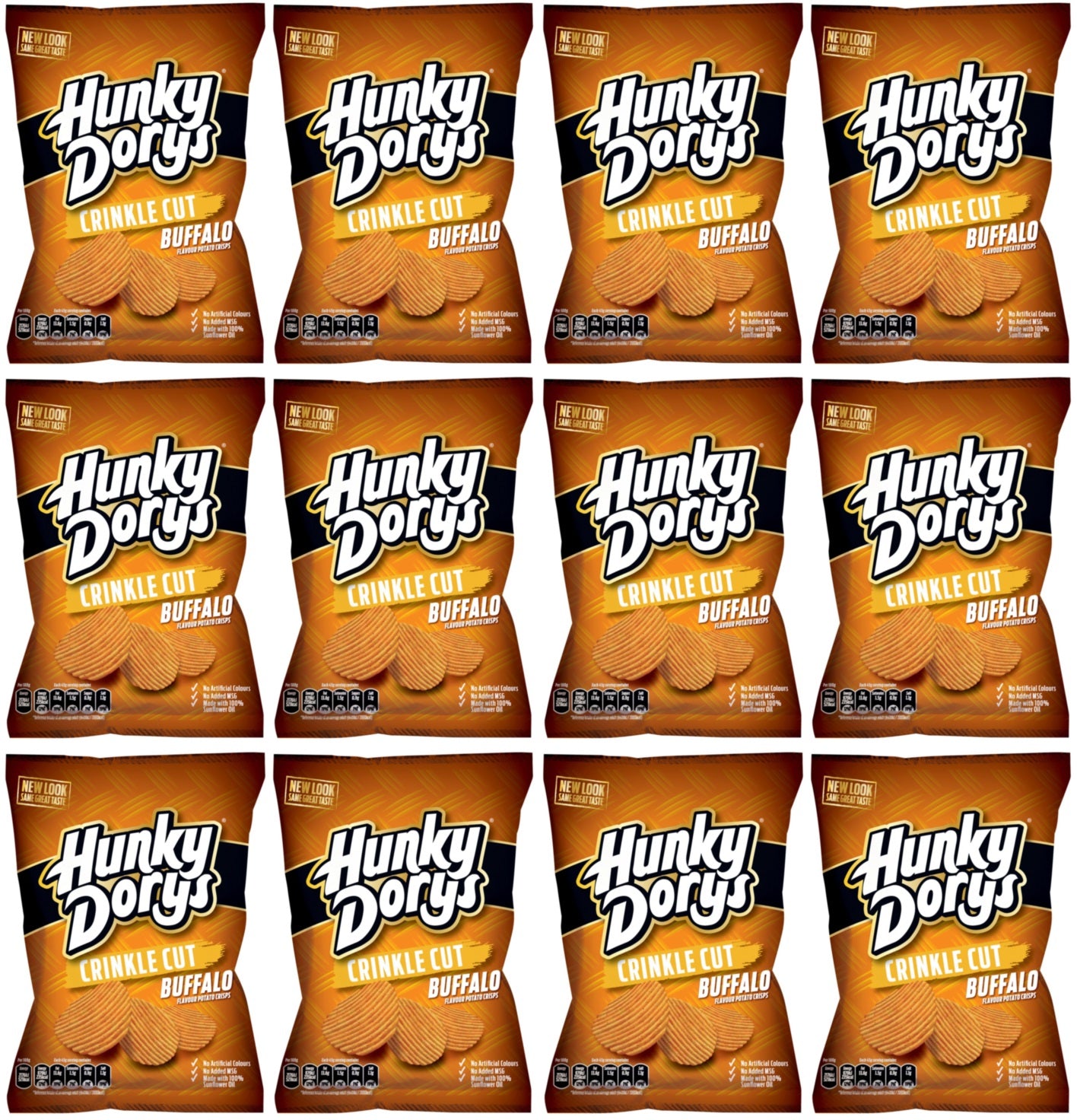 12 x Tayto Hunky Dorys Buffalo - 130GM