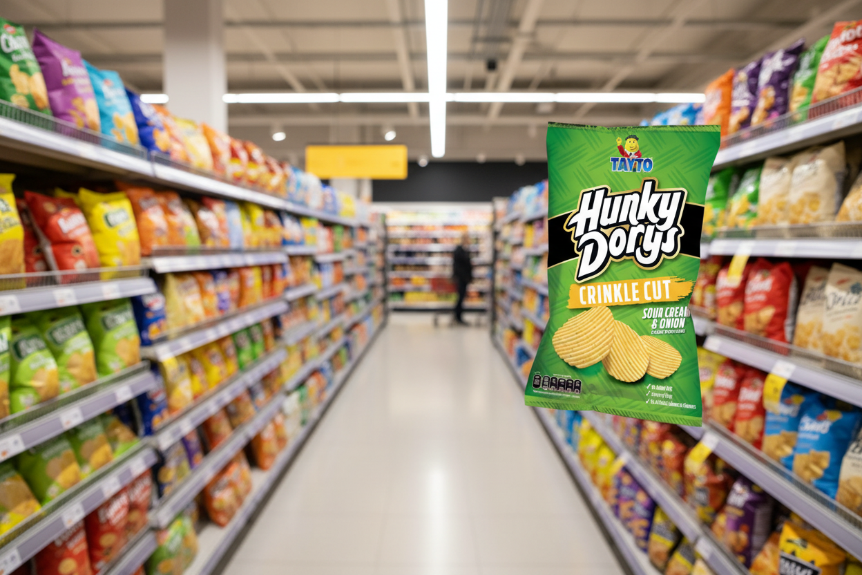 12 x Tayto Hunky Dorys Sour Cream & Onion - 130GM