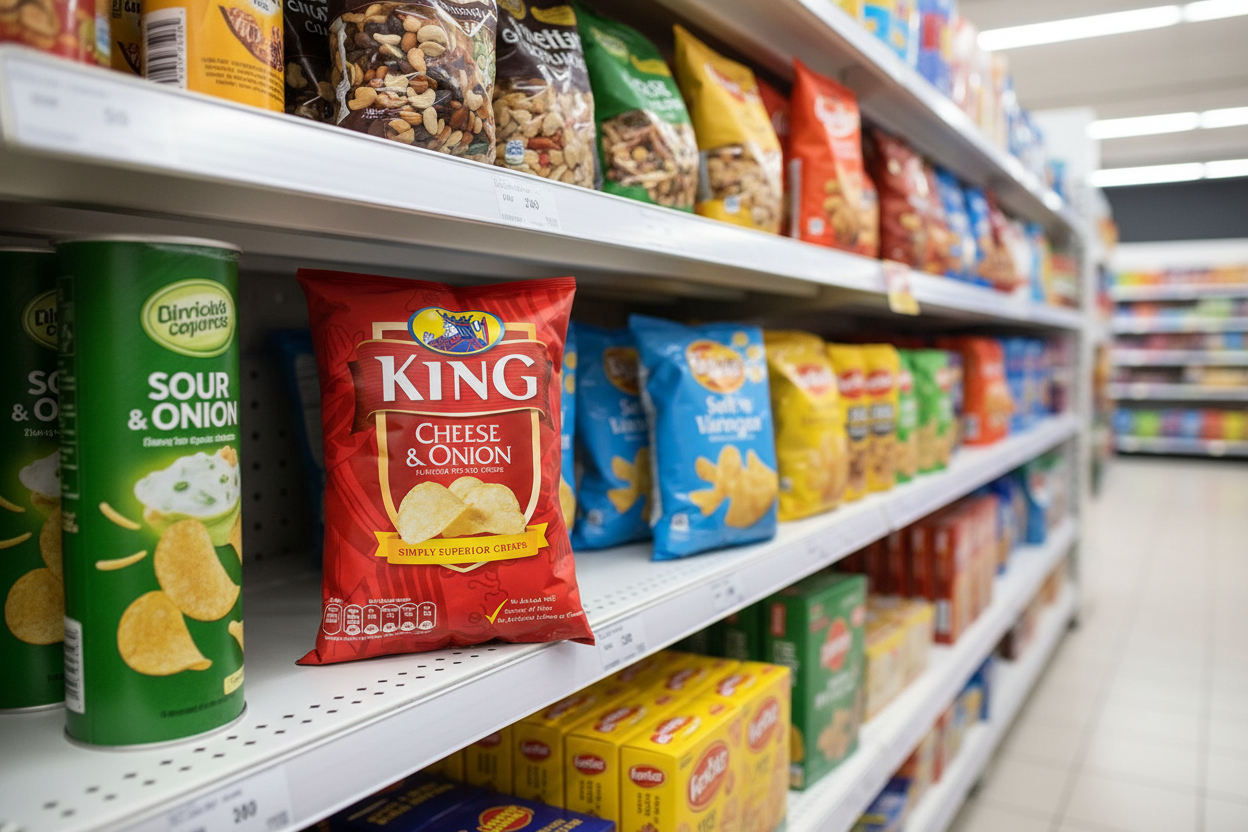 50 x King Cheese & Onion   - 35GM