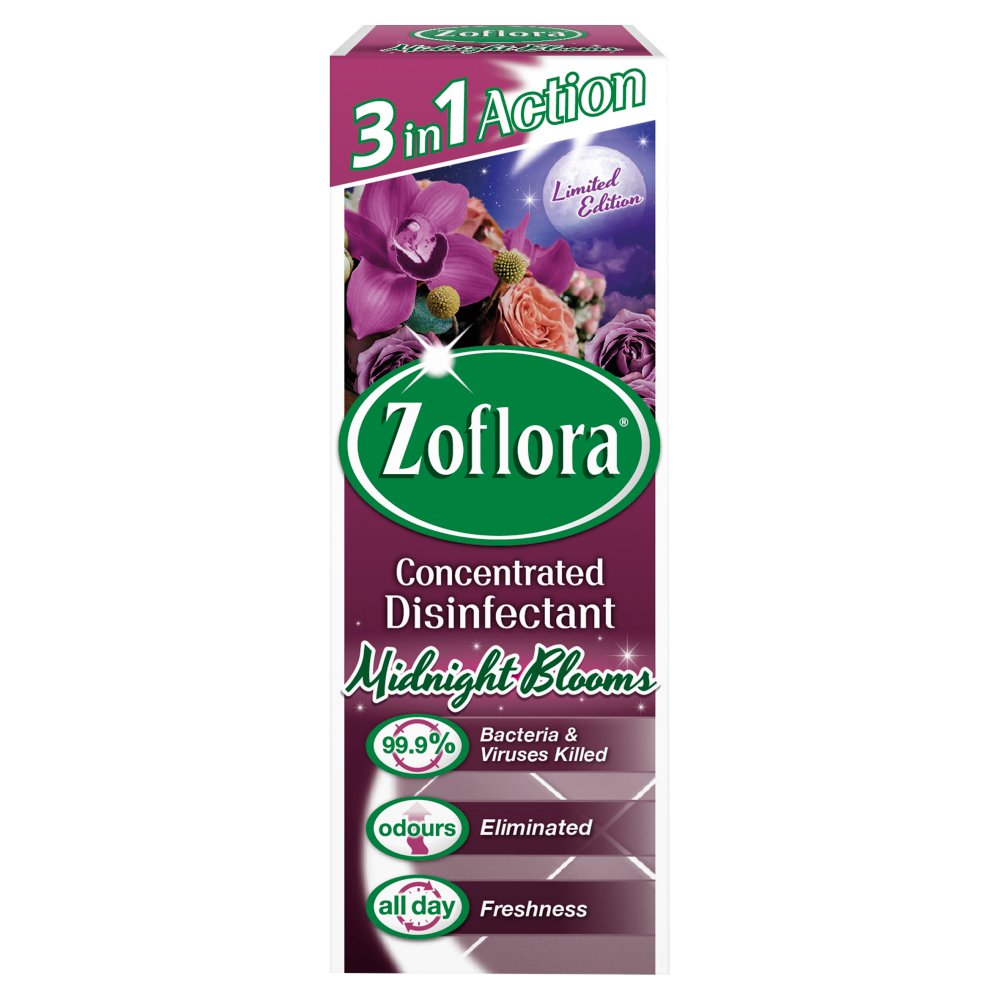 12 x Zoflora 3 In 1 Action Concentrated Disinfectant Assorted Fragrances