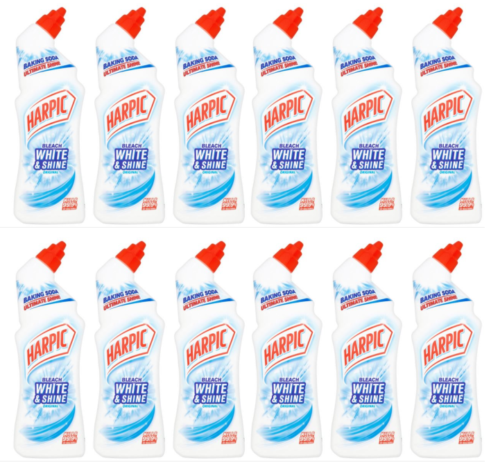 12 x Harpic White&Shine 750Ml