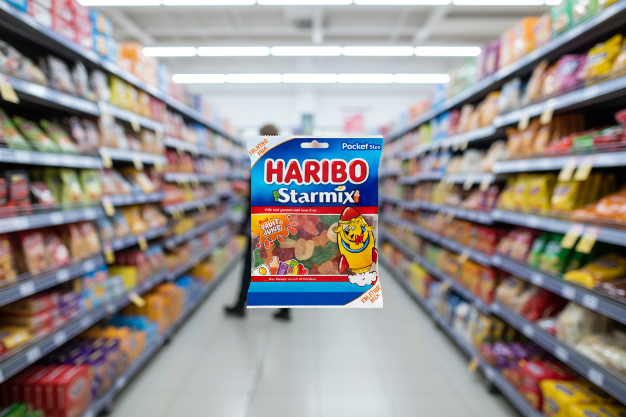 24 x Haribo Star Mix Vending Bag 90Gm