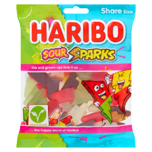 12 x Haribo Sour Sparks - 160GM