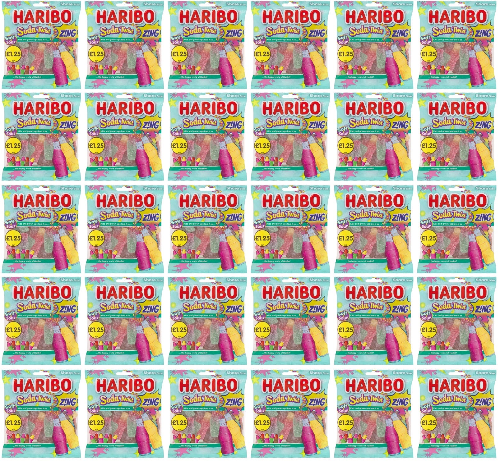 30 x Haribo Soda Twist 140G