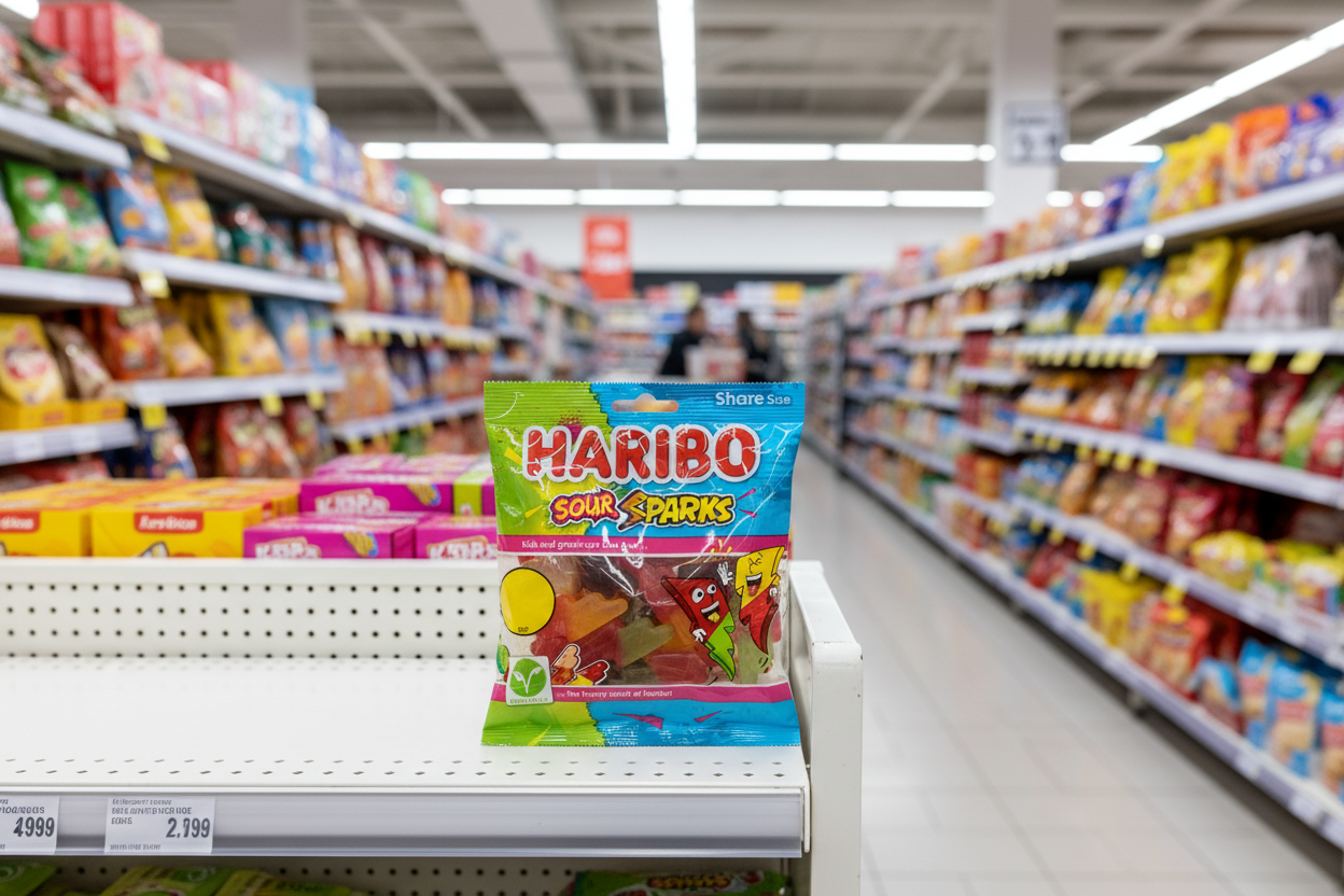 12 x Haribo Sour Sparks - 140GM