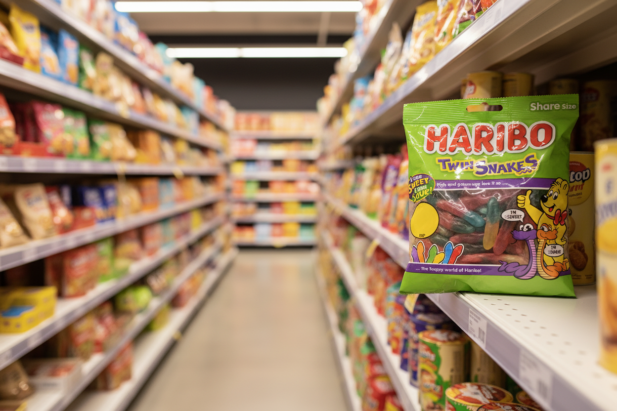 12 x Haribo Twin Snakes - 140GM