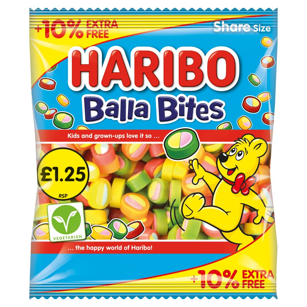 12 x Haribo Balla Bites (10% Extra Free) - 154GM