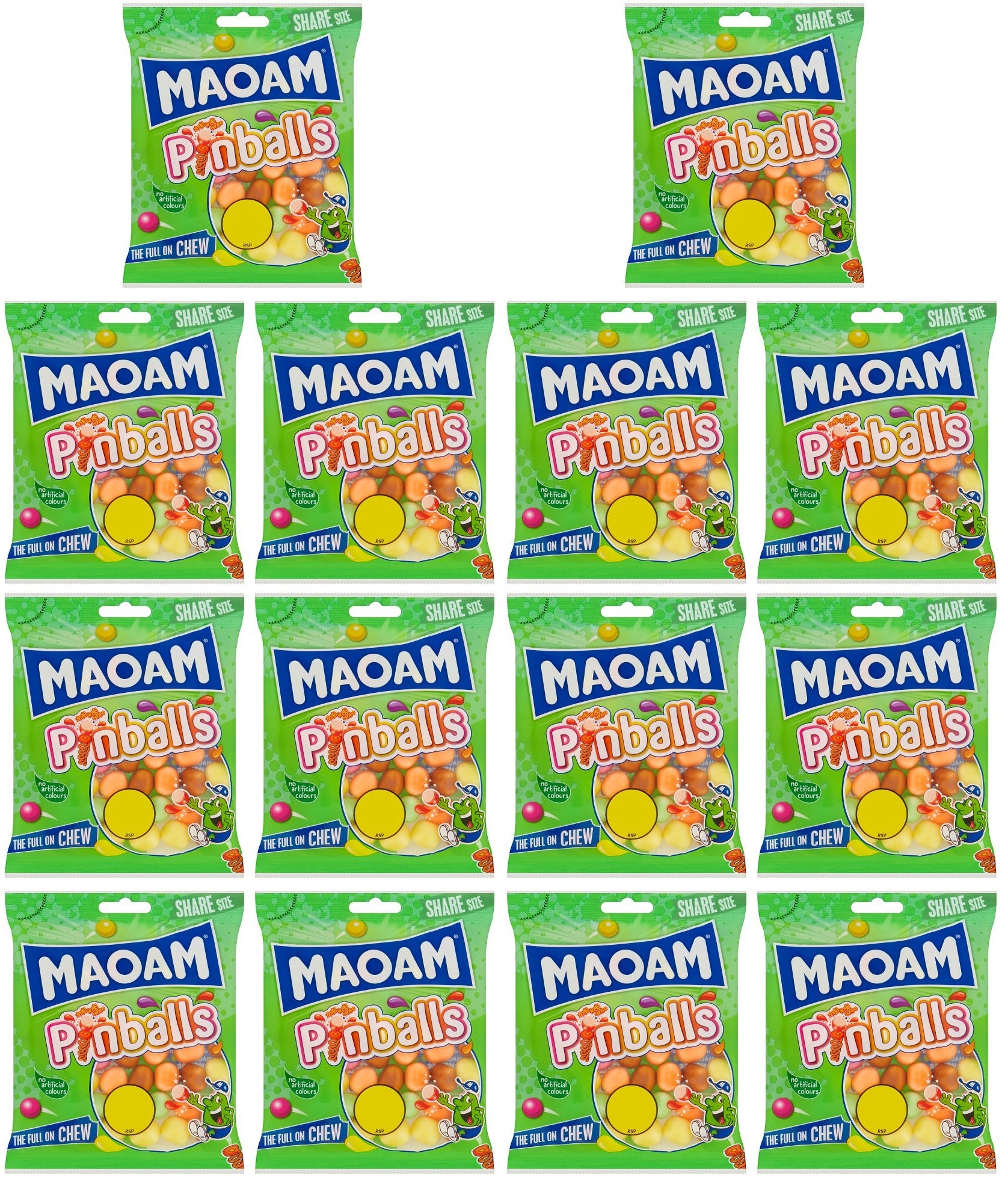 14 x Haribo Maoam Pinballs (15% Extra Free) - 161GM