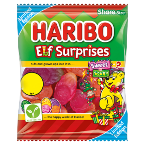 12 x Haribo Elf Surprises - 140GM