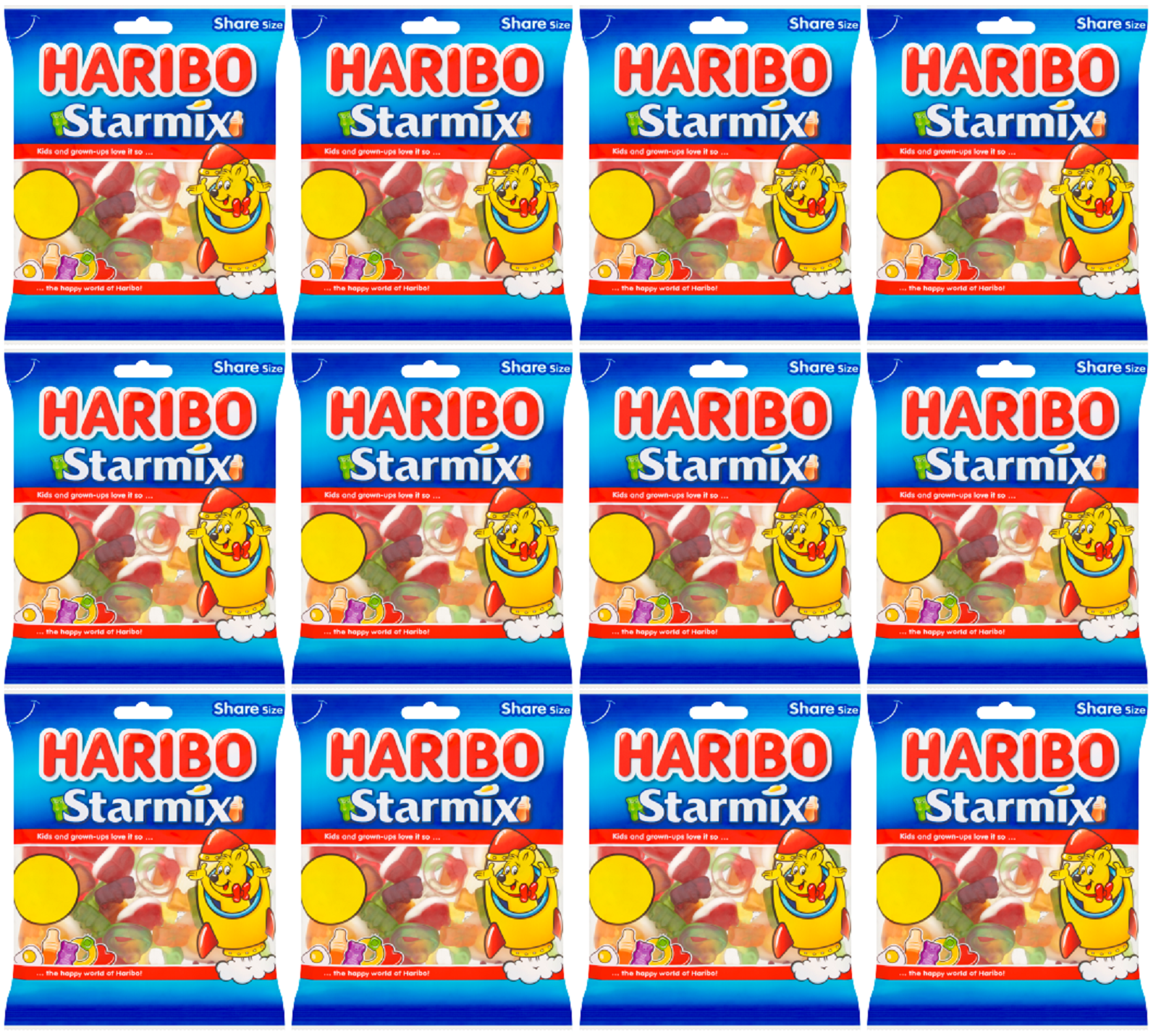 12 x Haribo Starmix  - 140GM