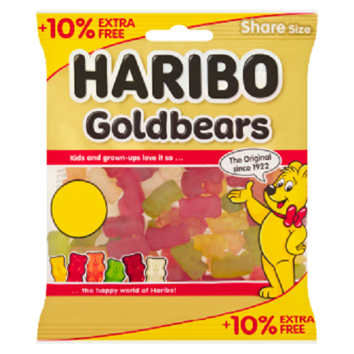 12 x Haribo Gold Bears Pmp(10% Extra Free) - 154GM