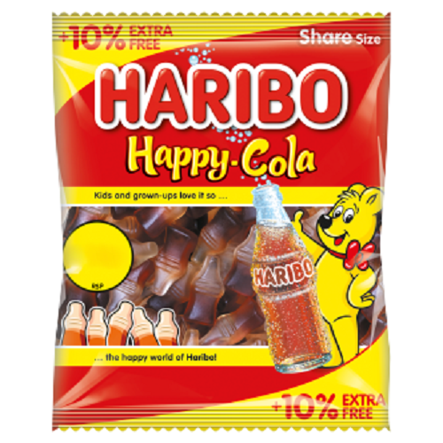 12 x Haribo Happy Cola (10% Extra Free) - 154GM