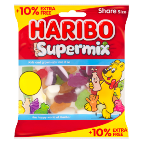 12 x Haribo Supermix (10% Extra Free) - 154GM