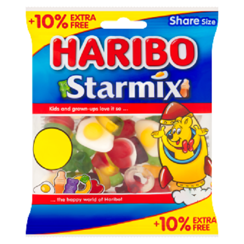 12 x Haribo Starmix Bag (10% Extra Free) - 154GM