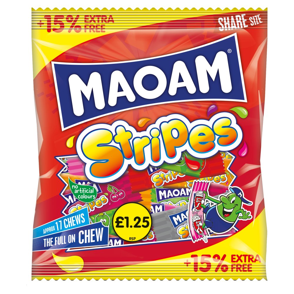 14 x Haribo Maoam Stripes (15% Extra Free) - 161GM
